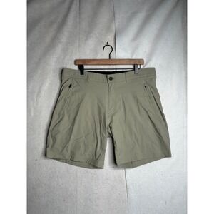 Eddie Bauer Mens 36 Khaki beige Hiking Shorts 8 Inseam 11307077